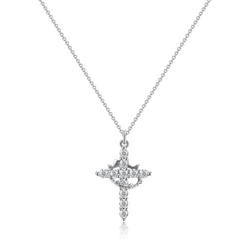 Faith Crown Cross Necklace